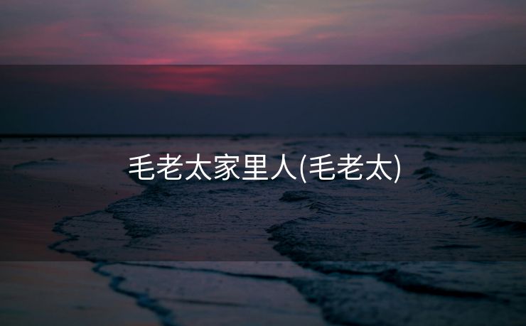 毛老太家里人(毛老太)