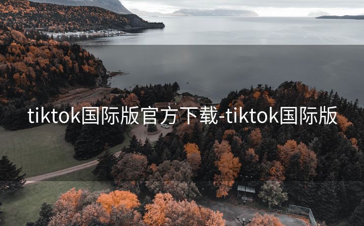 tiktok国际版官方下载-tiktok国际版