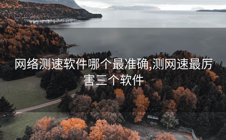 网络测速软件哪个最准确,测网速最厉害三个软件