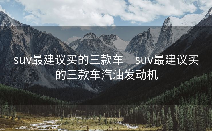 suv最建议买的三款车｜suv最建议买的三款车汽油发动机